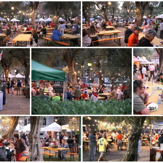 Bordighera: grande successo ieri sera ai Giardini Lowe per la prima serata di 'BEERinBO', stasera si ripete (Foto)