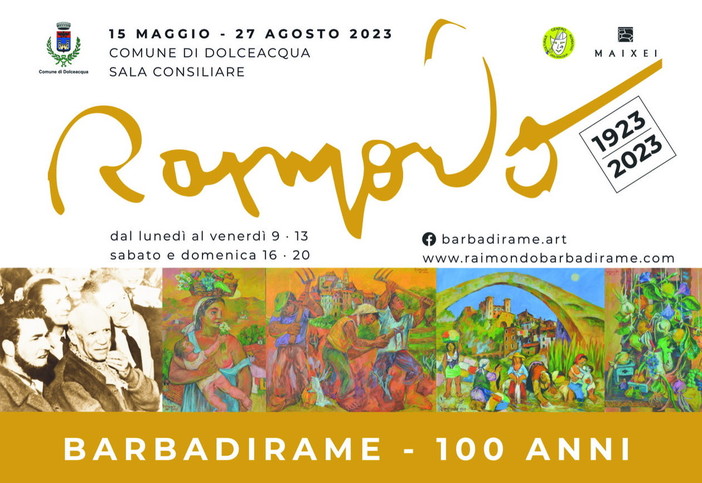Dolceacqua: da lunedì prossimo e fino al 27 agosto la mostra '100 anni di Barbadirame'