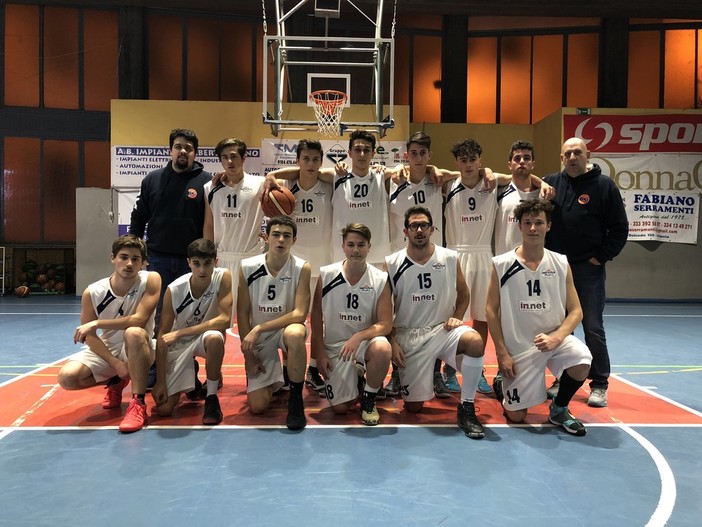 Basket, under 18. Il BKI Imperia soffre, ma vince il derby contro il BVC Sanremo