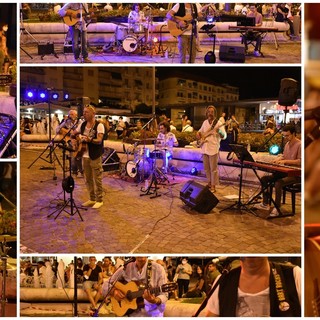 Sanremo: musica in tutta la città per la sera di Ferragosto, in piazza Colombo ha suonato la 'Berben Band' (Foto)