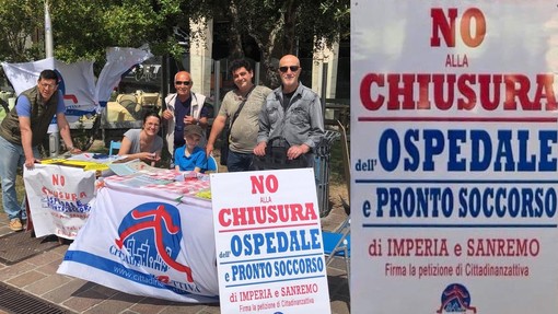 Petizione contro la chiusura degli ospedali di Imperia e Sanremo, sabato raccolta firme nella Città dei Fiori