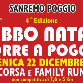 Sanremo: domenica 22 dicembre in frazione Poggio la quarta edizione di 'Babbo Natale corre a Poggio' Sanremo: domenica 22 dicembre in frazione Poggio la quarta edizione di 'Babbo Natale corre a Poggio'