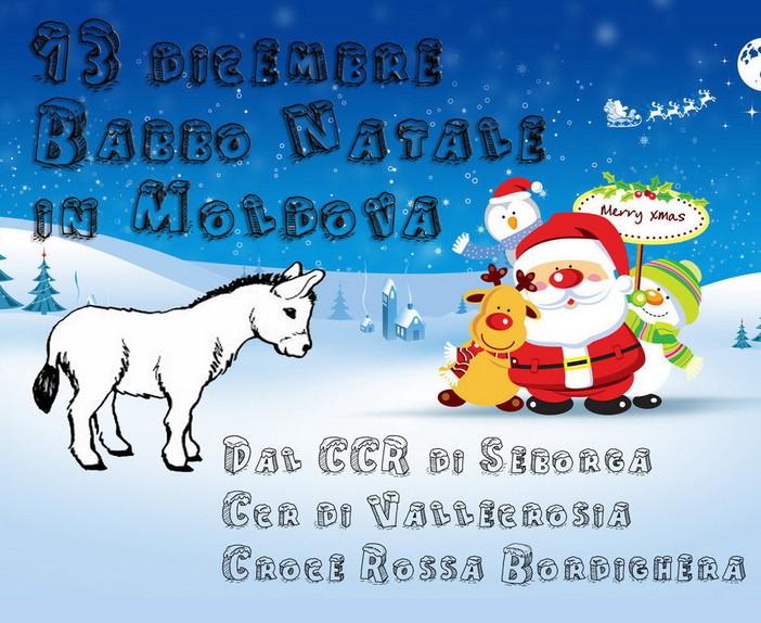 Anche quest'anno Babbo Natale partirà da Seborga per portare i regali ai bambini della Moldova