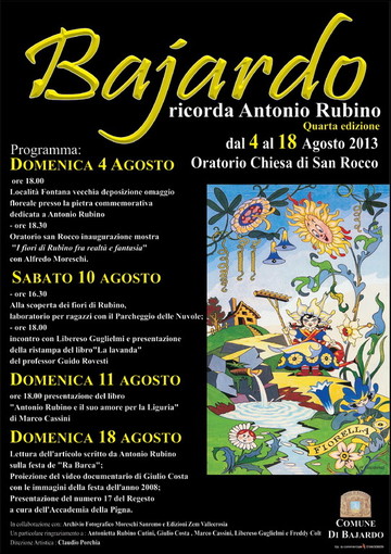 Domenica gran finale di 'Bajardo ricorda Rubino' con tanti eventi