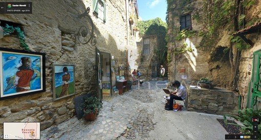 Sanremo: Bussana Vecchia è su Google Street View, unico borgo pedonale in Italia insieme a Venezia