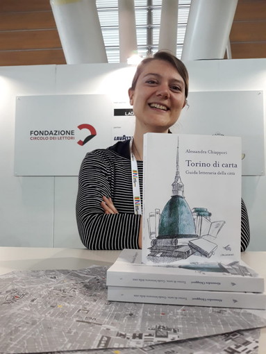 La giornalista imperiese Alessandra Chiappori al Salone del libro di Torino