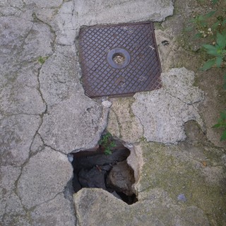 Il buco riparato