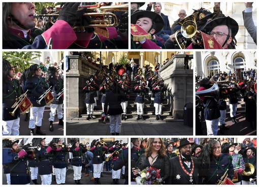 Sanremo: il fascino dei Bersaglieri incanta anche il Festival, i cappelli con le piume nelle vie della città dei fiori (Foto e Video) Sanremo: il fascino dei Bersaglieri incanta anche il Festival, i cappelli con le piume nelle vie della città dei fiori (Foto e Video)