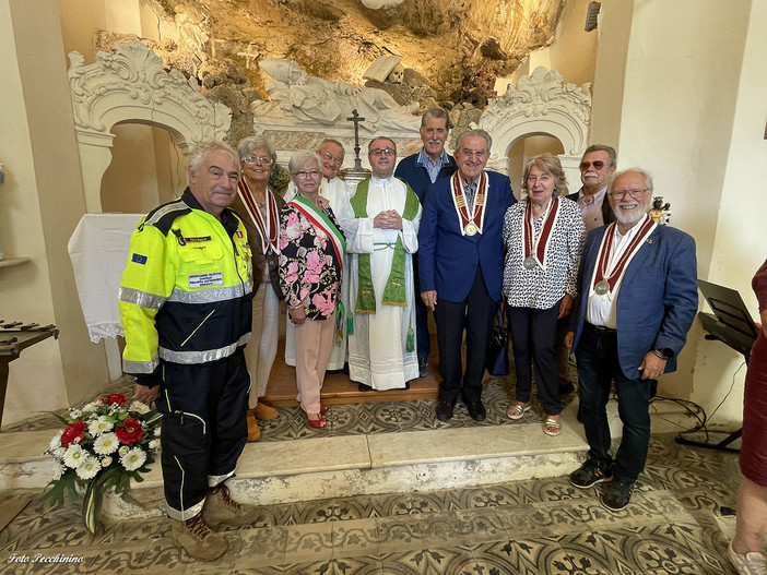 Sanremo: celebrata la Santa Messa alla Bauma di San Romolo in onore al Santo Patrono della città Sanremo: celebrata la Santa Messa alla Bauma di San Romolo in onore al Santo Patrono della città