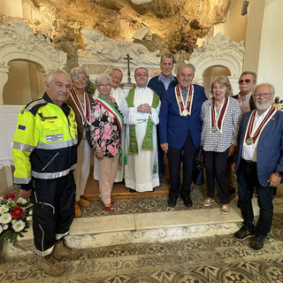 Sanremo: celebrata la Santa Messa alla Bauma di San Romolo in onore al Santo Patrono della città Sanremo: celebrata la Santa Messa alla Bauma di San Romolo in onore al Santo Patrono della città