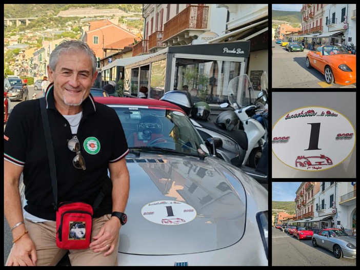 Fiat Barchetta in Riviera, il raduno di spider fa tappa a Ospedaletti (Foto e video)