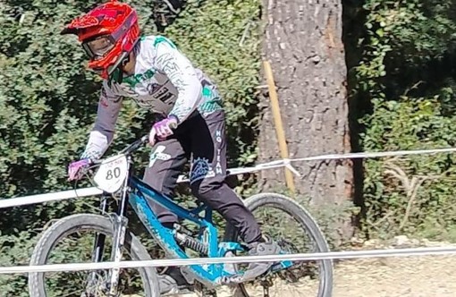 Downhill, buon tempo per Bruno Ruiz della PSV Ngteam di Vallecrosia al Mare a Blausasc