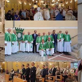 Bordighera, il vescovo Suetta: "Affidare a San Francesco patrono d'Italia la nostra Patria" (Foto e video)