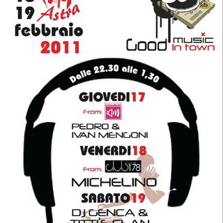 Sanremo: nel weekend appuntamento con la musica dance al 'Bar Astra'