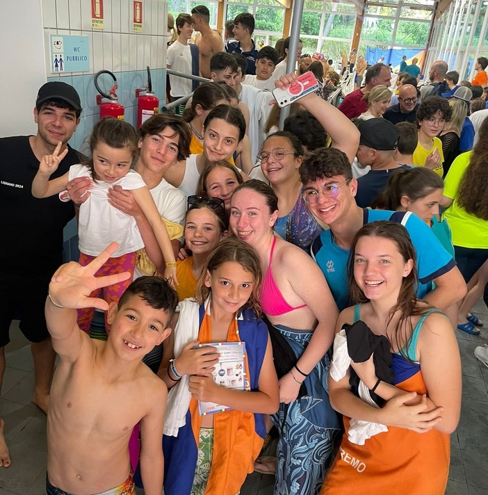 La Bordighera Nuoto chiude il 20° campionato nazionale con 6 ori, 2 argenti e 4 bronzi
