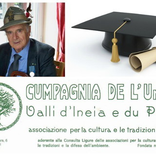 Imperia: domani il premio Tesi di Laurea “Cav. Giacomo Alberti” della Cumpagnia de l’Urivu Imperia: domani il premio Tesi di Laurea “Cav. Giacomo Alberti” della Cumpagnia de l’Urivu