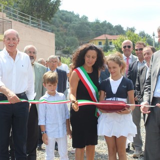 Chiusanico: inaugurato il nuovo centro sportivo alla presenza del presidente della Regione Claudio Burlando
