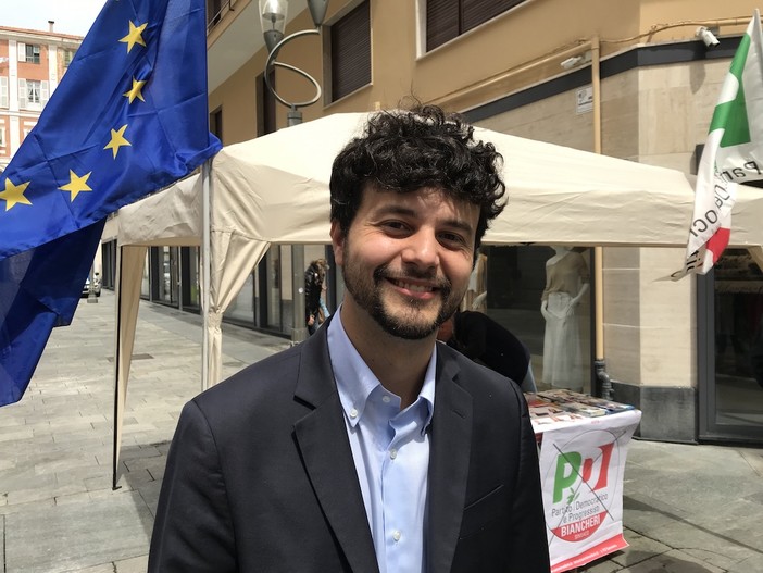 Sanremo: tappa nell'estremo ponente ligure per il candidato alle europee Brando Benifei