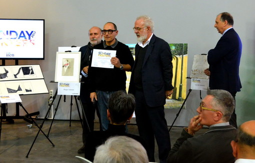Il ventimigliese Biagio Valente si è aggiudicato domenica a Torino il premio 'Sunday Painters 2017'