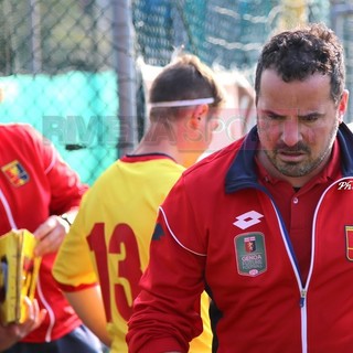 Enrico Sardo, allenatore della Dinaese 6 Golfo: in pochi giorni i giallorossoblù si giocano tutto