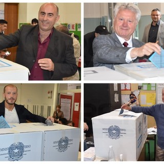 Elezioni a Ventimiglia: hanno votato tutti e quattro i candidati Sindaco. Segnalati rappresentanti di lista a fare propaganda elettorale ai seggi (Foto) Elezioni a Ventimiglia: hanno votato tutti e quattro i candidati Sindaco. Segnalati rappresentanti di lista a fare propaganda elettorale ai seggi (Foto)