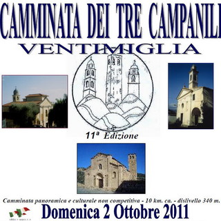 Ventimiglia: ultimi preparativi per la 'Camminata dei Tre Campanili' di domenica prossima