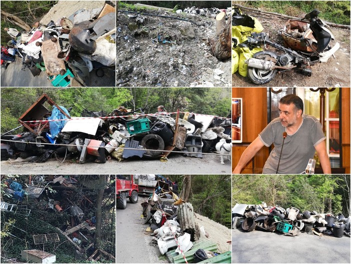 Sanremo: volontari di Coldirodi scoprono una discarica abusiva, Rizzo “I ragazzi continueranno volentieri a fare pulizia in strada Monte Ortigara”