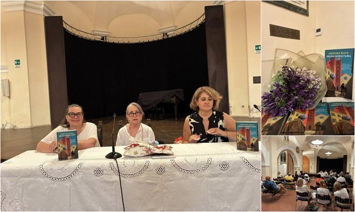 Misteri, ironia e personaggi indimenticabili: Cristina Rava incanta il pubblico a Bordighera (Foto)