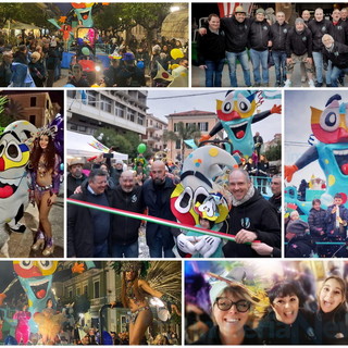 Diano Marina: al via la settimana del 'Carnevale Dianese': taglio del nastro di 'Sciaratto' (Foto) Diano Marina: al via la settimana del 'Carnevale Dianese': taglio del nastro di 'Sciaratto' (Foto)