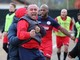 Tutta la gioia di mister Carmelo Luci dopo la prima rete realizzata da Zito alla Praese (foto Eugenio Conte): il Camporosso va a caccia della salvezza in Promozione Tutta la gioia di mister Carmelo Luci dopo la prima rete realizzata da Zito alla Praese (foto Eugenio Conte): il Camporosso va a caccia della salvezza in Promozione