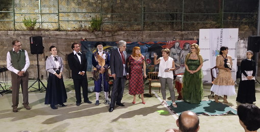Vallecrosia: sabato scorso al parco di Villa Poggio Ponente lo spettacolo di 'Reading &amp; Drama'