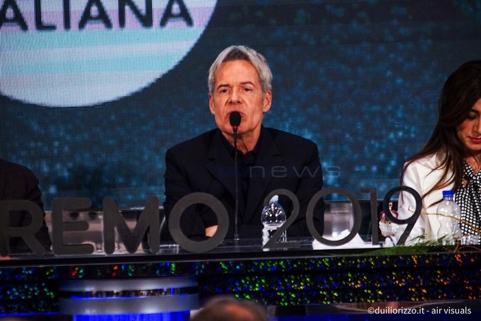 Claudio Baglioni oggi in sala stampa. Fotogallery: Duilio Rizzo Claudio Baglioni oggi in sala stampa. Fotogallery: Duilio Rizzo