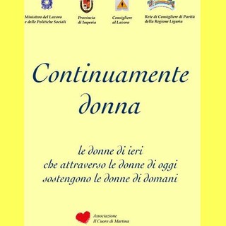 Imperia: sabato alla Mondadori la presentazione del libro 'Continuamente Donna', opera corale scritta da 39 donne Imperia: sabato alla Mondadori la presentazione del libro 'Continuamente Donna', opera corale scritta da 39 donne