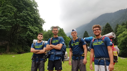 Il cammino della Alpi del Mediterraneo: quattro giovani da Chiusa di Pesio a Sanremo a piedi Il cammino della Alpi del Mediterraneo: quattro giovani da Chiusa di Pesio a Sanremo a piedi