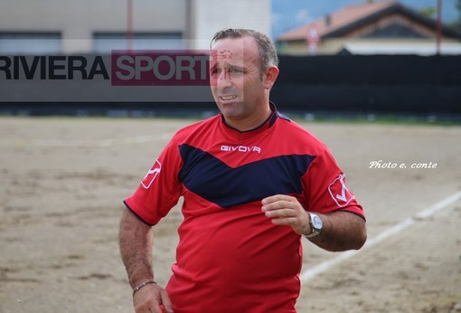 Carmelo Luci, allenatore del Camporosso capolista