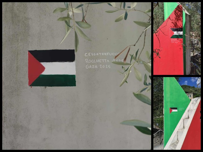 "Cessate il fuoco. Rocchetta 1625-Gaza 2025", ignoti imbrattano il monumento degli alpini (Foto) "Cessate il fuoco. Rocchetta 1625-Gaza 2025", ignoti imbrattano il monumento degli alpini (Foto)