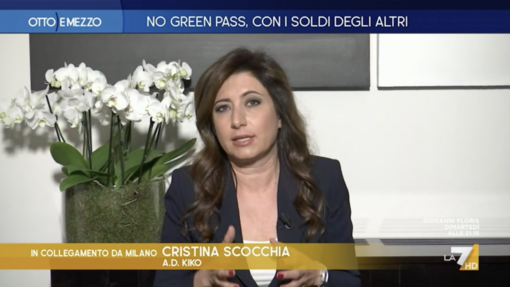 Cristina Scocchia a 'Otto e mezzo' su La7
