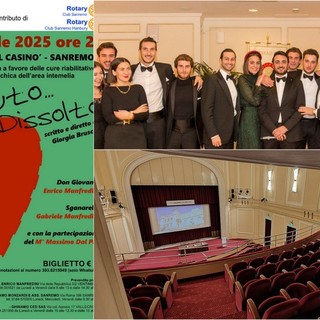 “Il Dissoluto… Dissolto” in scena al teatro del Casinò, il Club Rotaract Sanremo propone uno spettacolo benefico (Foto)