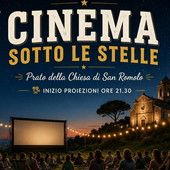 Sanremo: cinema sotto le stelle a San Romolo, tre serate gratuite tra film per famiglie e grandi emozioni nel prato della chiesa
