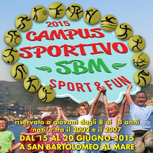 San Bartolomeo al Mare: Campus Sportivo SBM, sabato prossimo appuntamento con la festa finale