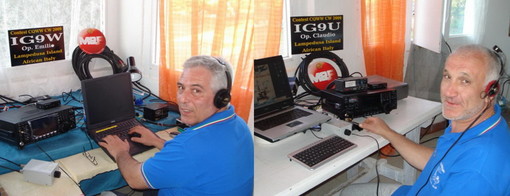 Ancora bloccati a Lampedusa i due radioamatori sanremesi Ancora bloccati a Lampedusa i due radioamatori sanremesi