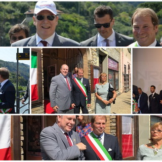 Dolceacqua: iniziata con la cerimonia della Cittadinanza Onoraria la giornata con il Principe di Monaco (Foto e Video) Dolceacqua: iniziata con la cerimonia della Cittadinanza Onoraria la giornata con il Principe di Monaco (Foto e Video)