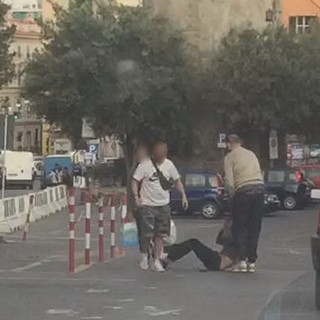 Sanremo: violenta lite tra extracomunitari in piazza Eroi, arrestato pluripregiudicato 33enne (Foto)