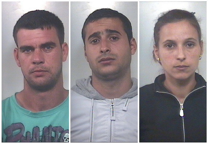 I tre arrestati I tre arrestati