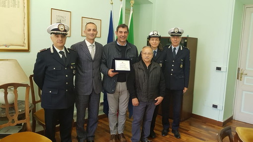 Sanremo: i Rangers d’Italia ricevono una targa in riconoscimento dell'attività svolta