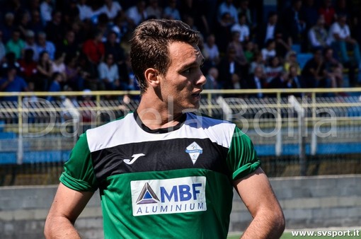 Simone Caruso, ex portiere dell'Albissola (foto Daniela Bolla)