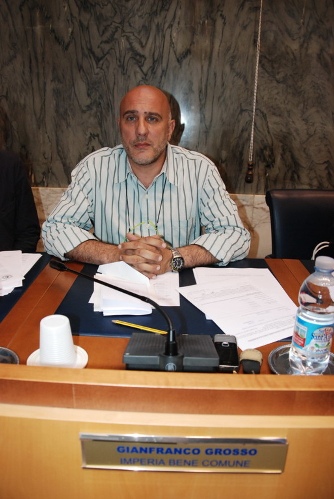 Imperia: consiglio comunale di ieri, critiche di Gian Franco Grosso "Pagina buia sul confronto democratico"
