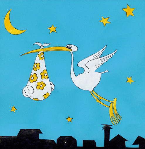 Castelvittorio: è nata la piccola Nurcan, dopo 50 anni la cicogna è arrivata in casa!