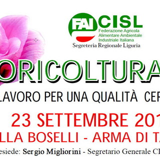 Arma di Taggia: giovedì Convegno su 'Floricoltura: il lavoro per una qualità certificata'
