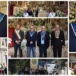 Sanremo: al Santuario della Madonna della Costa la cerimonia per l'Assunta con i nuovi 'Consoli del Mare' (Foto)